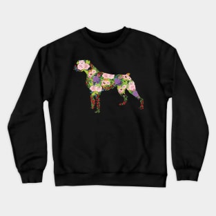 Floral Boxer Crewneck Sweatshirt